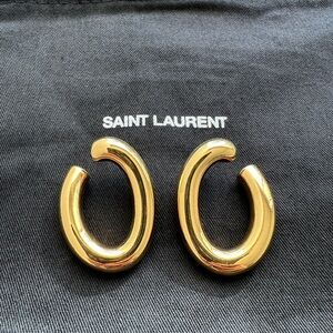 Saint Laurent Gold Earrings